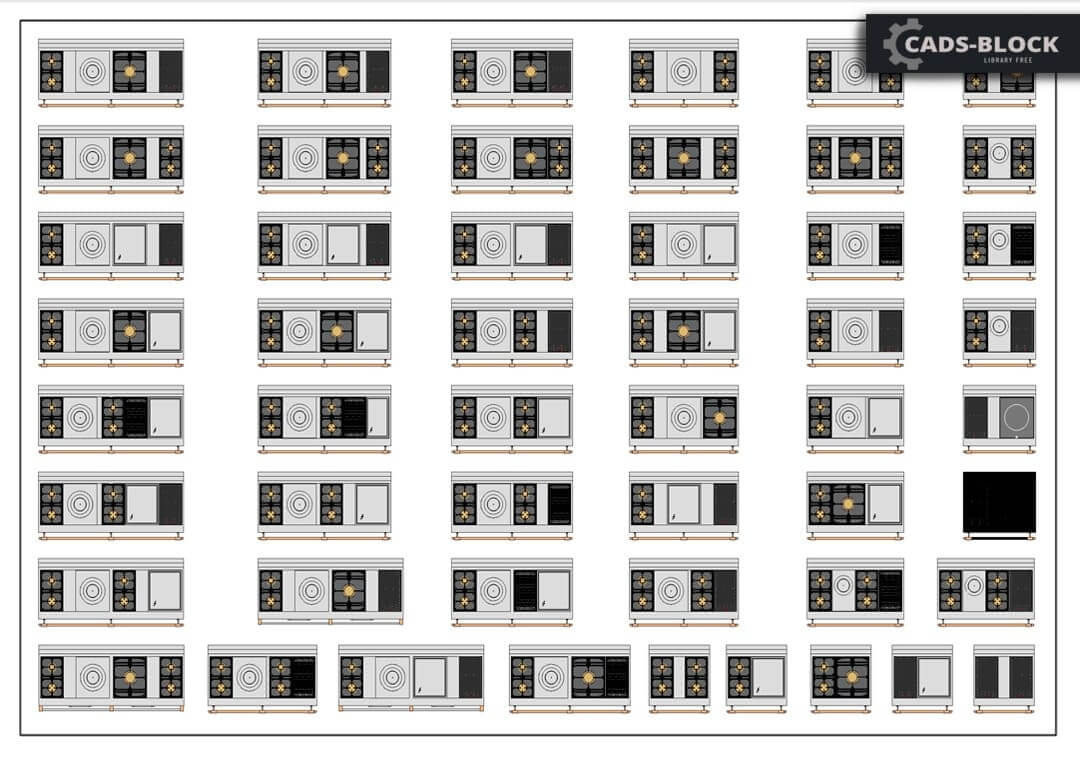 Kitchen CAD blocks